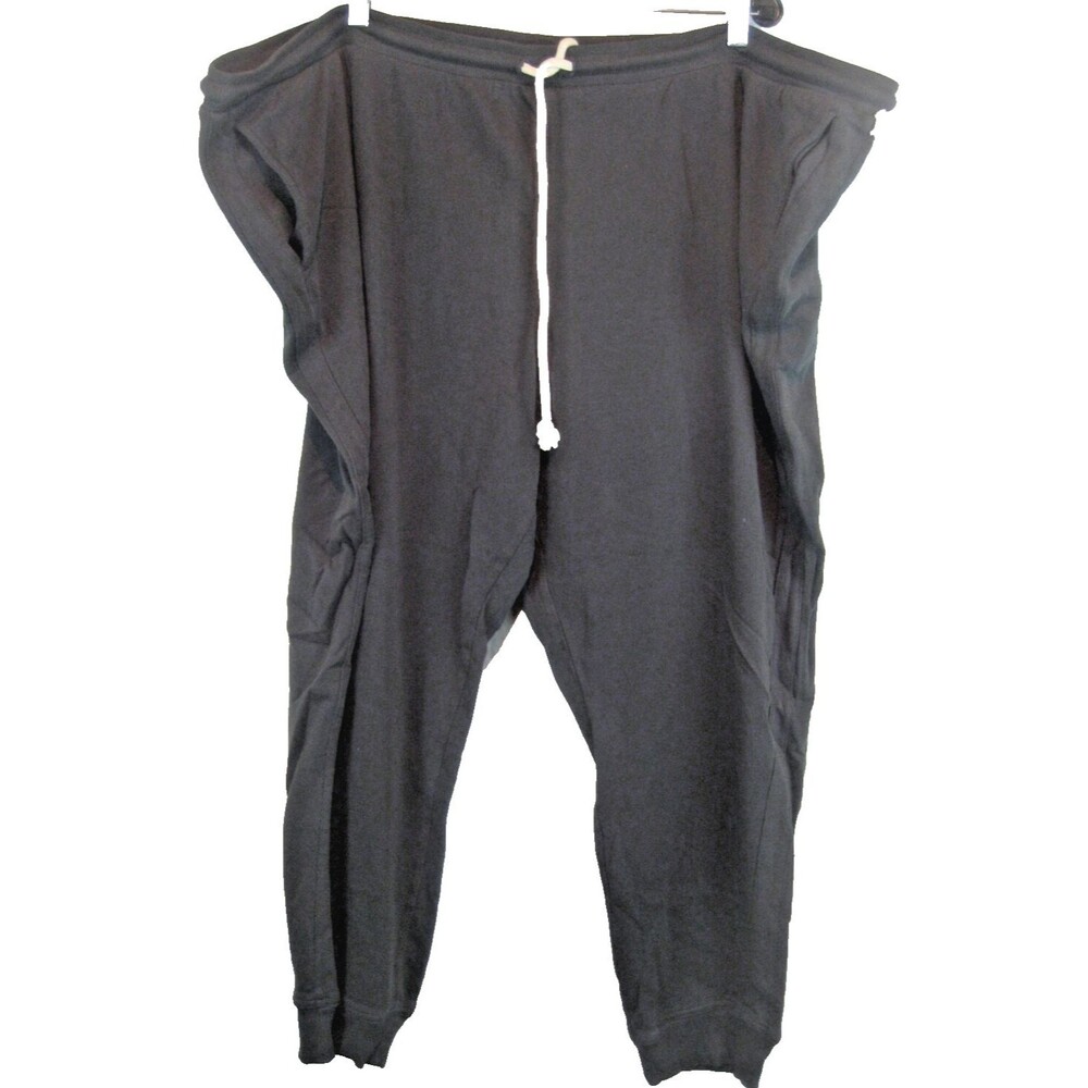 Mens NWT Universal Threads Gray Fleece Drawstring ElasticCuff Sweat Pants sz 4XL